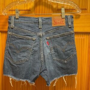 Levi’s women’s high rise jean shorts